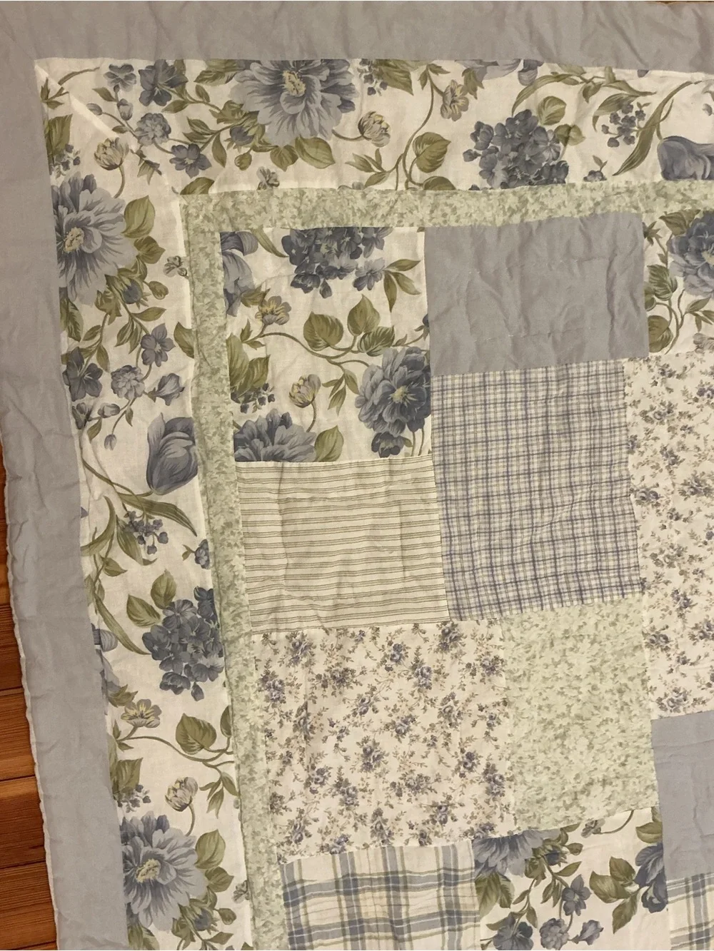 Vintage Sunham Homes Shabby Chic Comforter w Shams